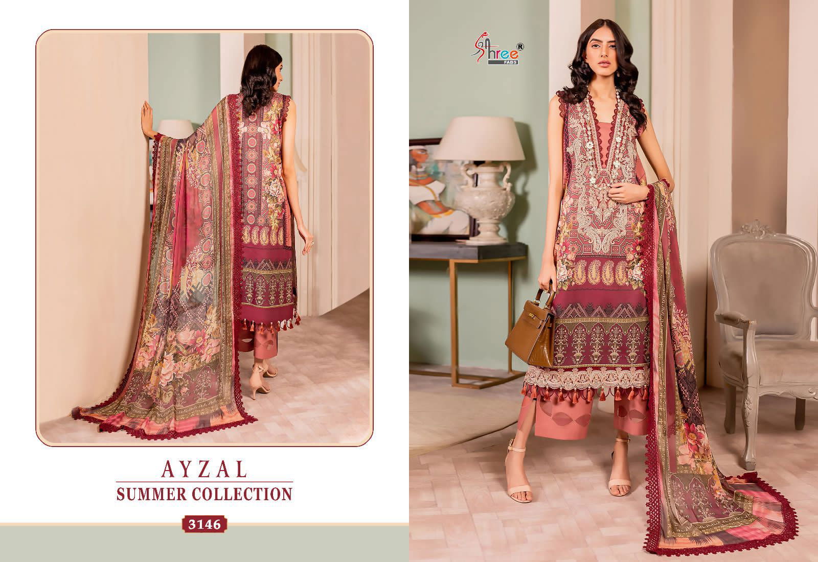 Ayzal Summer Collection By Shree Cotton Pakistani Suits
